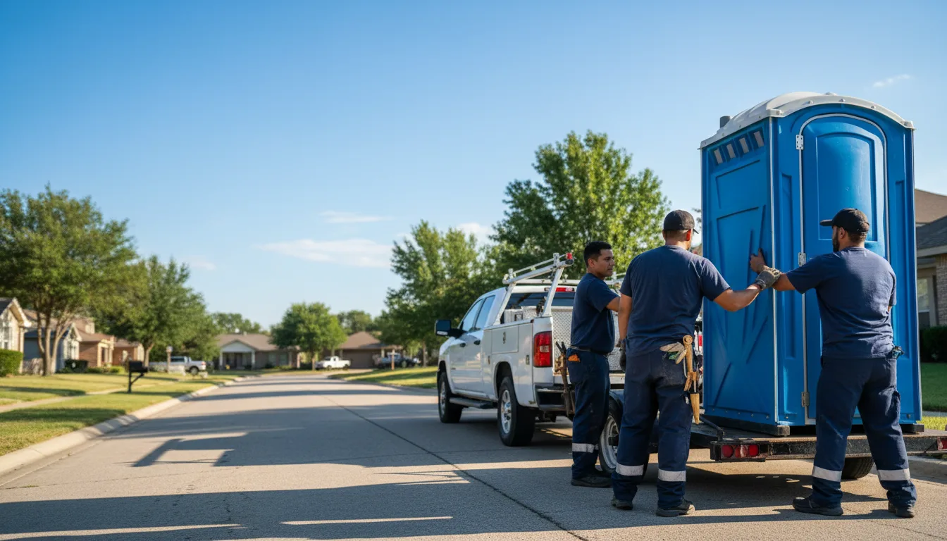 Portable Toilet Rental in Quail, TX near me